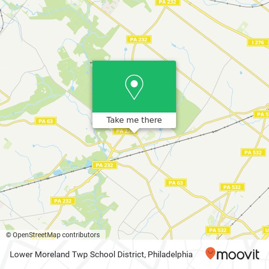 Lower Moreland Twp School District map