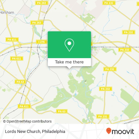 Mapa de Lords New Church