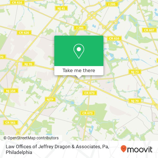 Law Offices of Jeffrey Dragon & Associates, Pa map