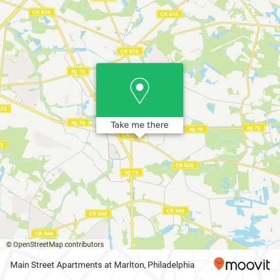 Mapa de Main Street Apartments at Marlton