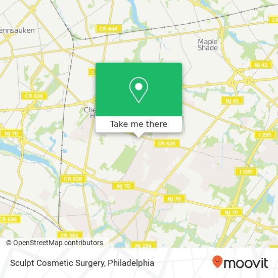 Sculpt Cosmetic Surgery map
