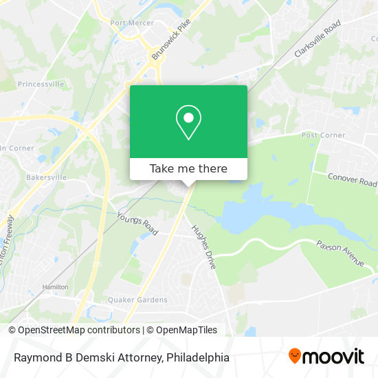 Mapa de Raymond B Demski Attorney