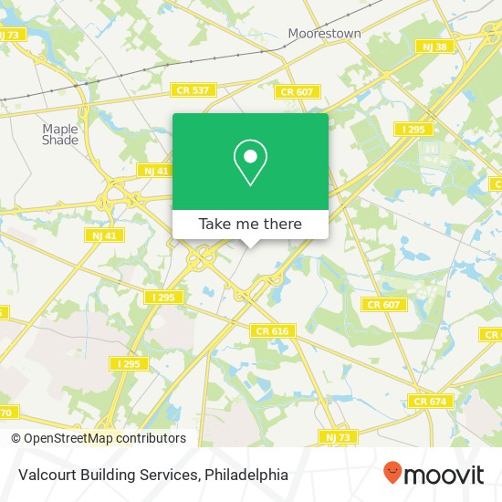 Mapa de Valcourt Building Services