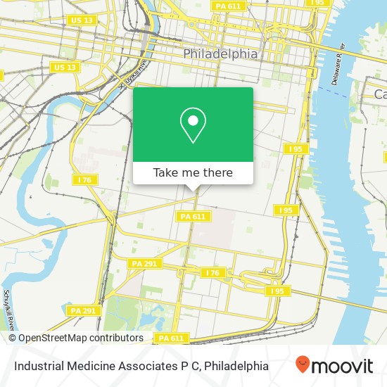 Industrial Medicine Associates P C map