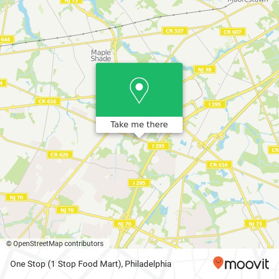One Stop (1 Stop Food Mart) map