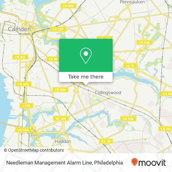 Mapa de Needleman Management Alarm Line