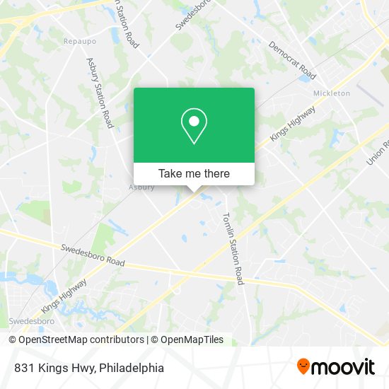 Mapa de 831 Kings Hwy