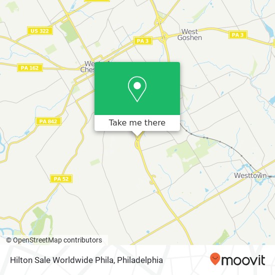 Hilton Sale Worldwide Phila map