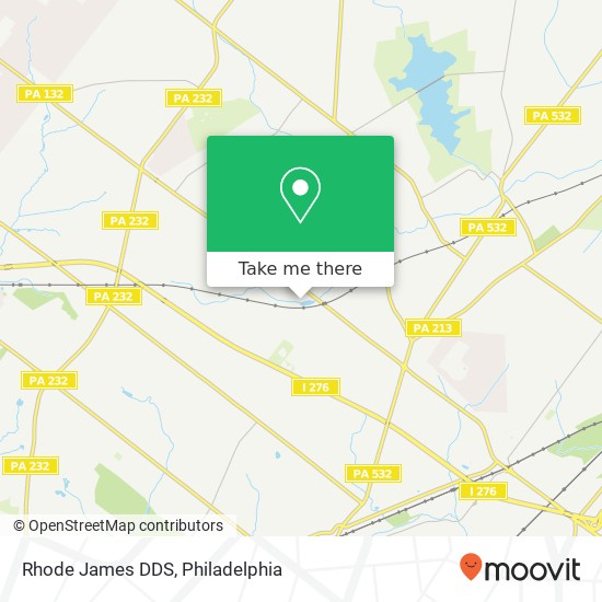 Rhode James DDS map