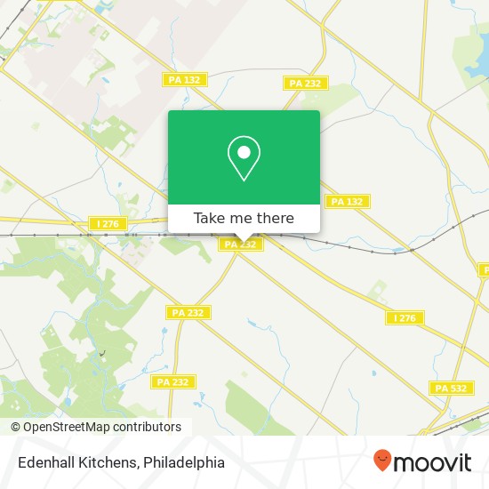 Mapa de Edenhall Kitchens
