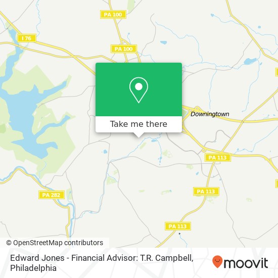 Mapa de Edward Jones - Financial Advisor: T.R. Campbell