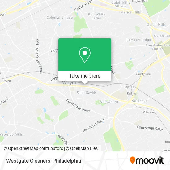 Westgate Cleaners map