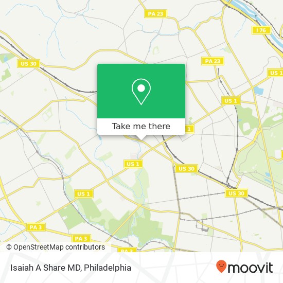 Isaiah A Share MD map