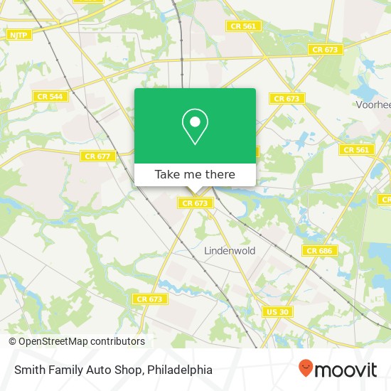 Mapa de Smith Family Auto Shop