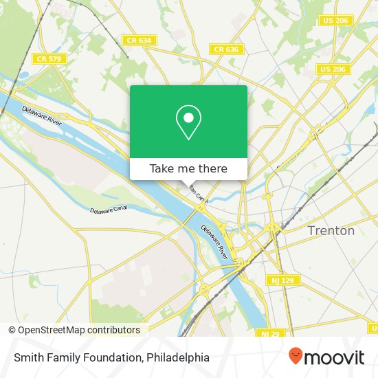 Smith Family Foundation map