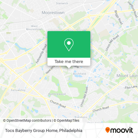 Tocs Bayberry Group Home map