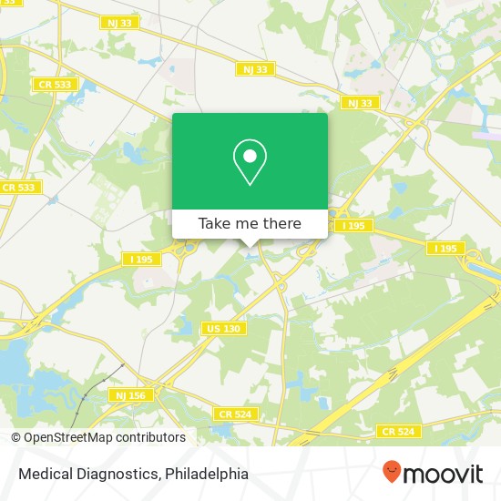 Medical Diagnostics map