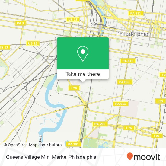 Queens Village Mini Marke map
