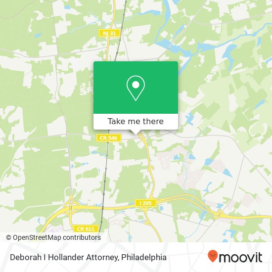 Mapa de Deborah I Hollander Attorney