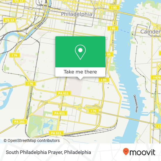 South Philadelphia Prayer map