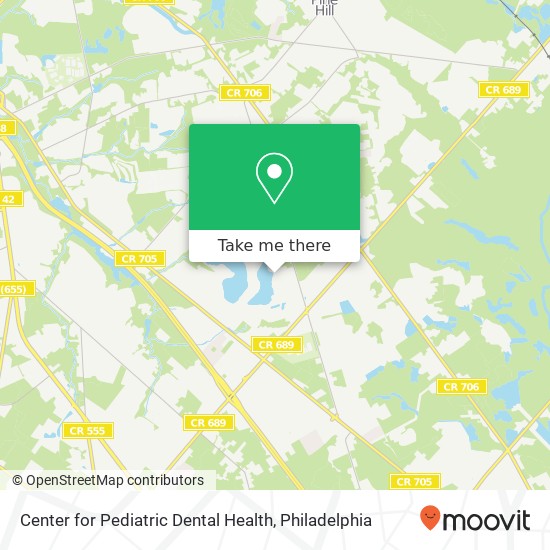 Center for Pediatric Dental Health map