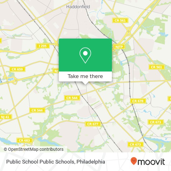 Mapa de Public School Public Schools