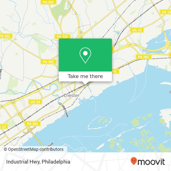 Industrial Hwy map
