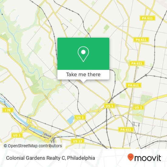 Colonial Gardens Realty C map