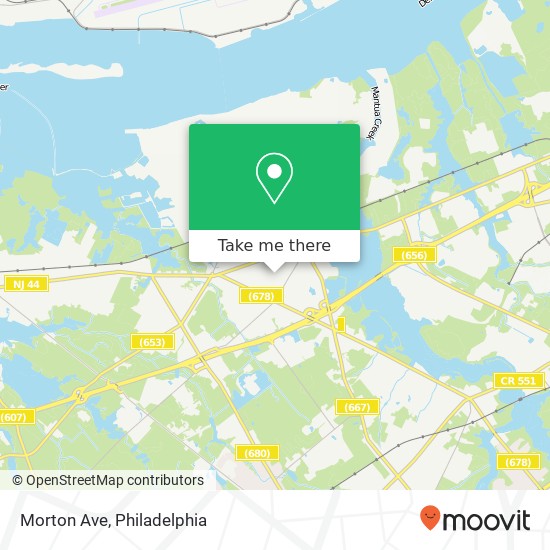 Morton Ave map