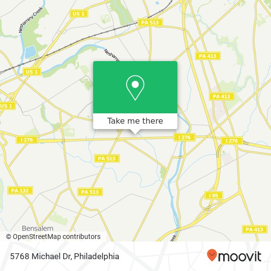 5768 Michael Dr map