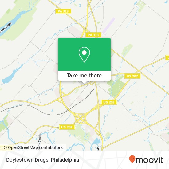 Mapa de Doylestown Drugs