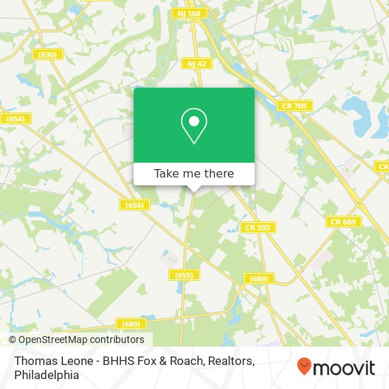 Mapa de Thomas Leone - BHHS Fox & Roach, Realtors