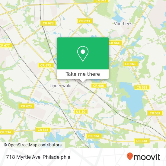 Mapa de 718 Myrtle Ave