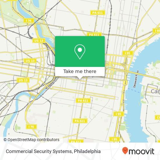 Commercial Security Systems map