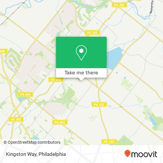 Kingston Way map