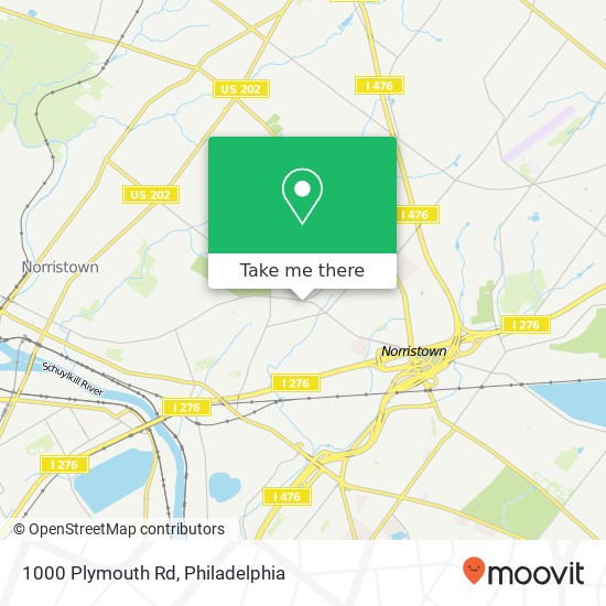 1000 Plymouth Rd map