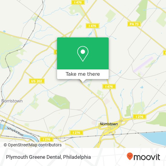 Plymouth Greene Dental map