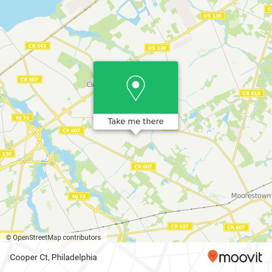 Mapa de Cooper Ct