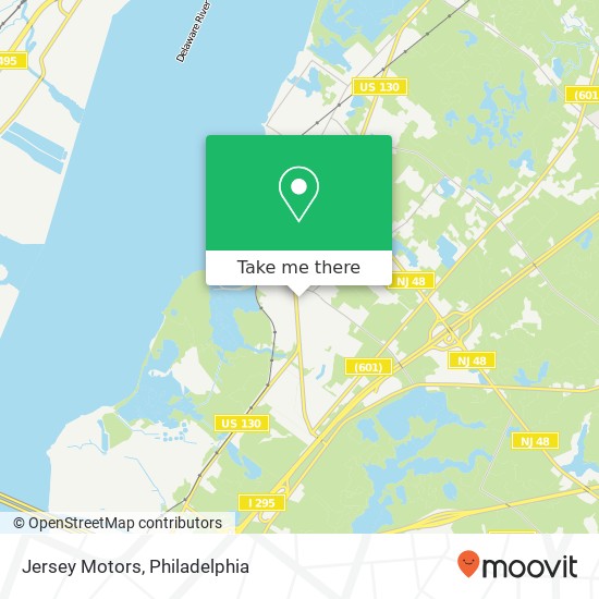Jersey Motors map