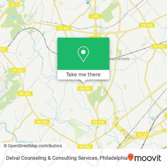 Mapa de Delval Counseling & Consulting Services