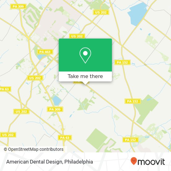 American Dental Design map