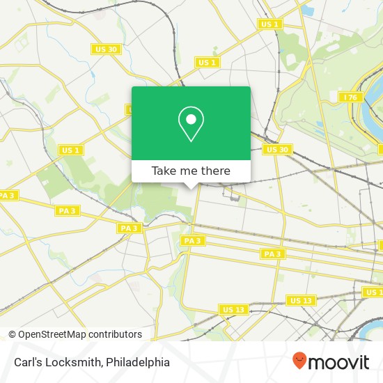 Carl's Locksmith map