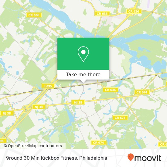 9round 30 Min Kickbox Fitness map