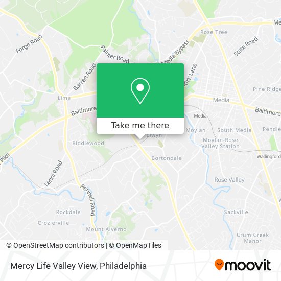 Mercy Life Valley View map