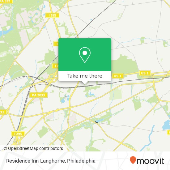 Mapa de Residence Inn-Langhorne