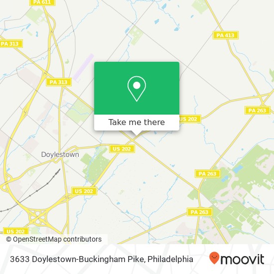 3633 Doylestown-Buckingham Pike map