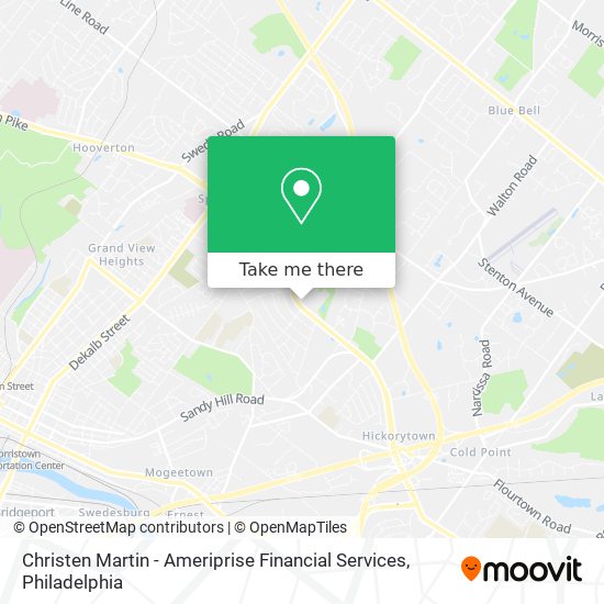 Christen Martin - Ameriprise Financial Services map