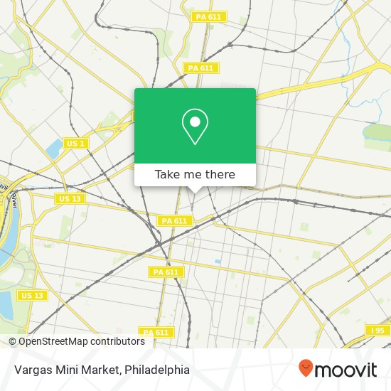 Vargas Mini Market map