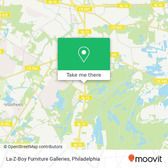 La-Z-Boy Furniture Galleries map