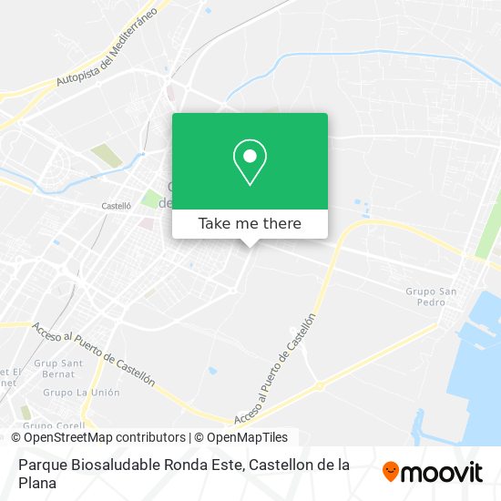 Parque Biosaludable Ronda Este map